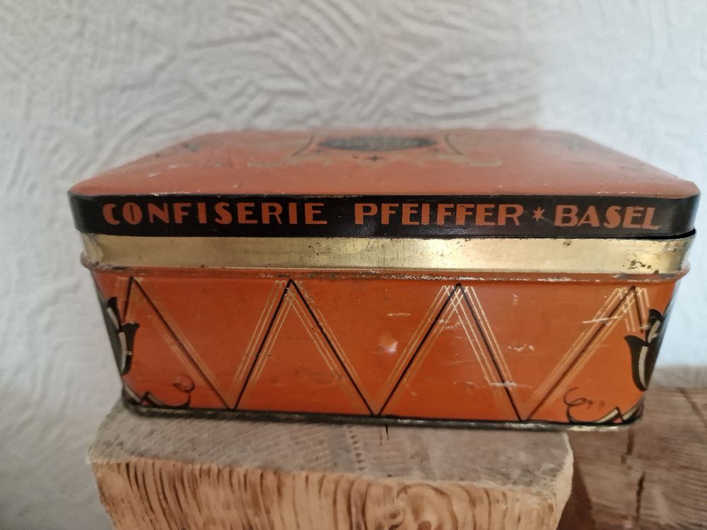 Blechdose Confiserie Pfeiffer Basel, Basler Leckerli | Kaufen auf Ricardo