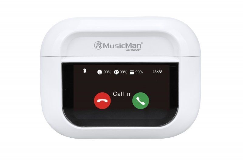 Cuffie: Kabellose ANC In-Ear Kopfhörer mit Ladebox & Touchscreen – Nuovo e nell'imballaggio originale da Giubiasco venduto da softmail 2