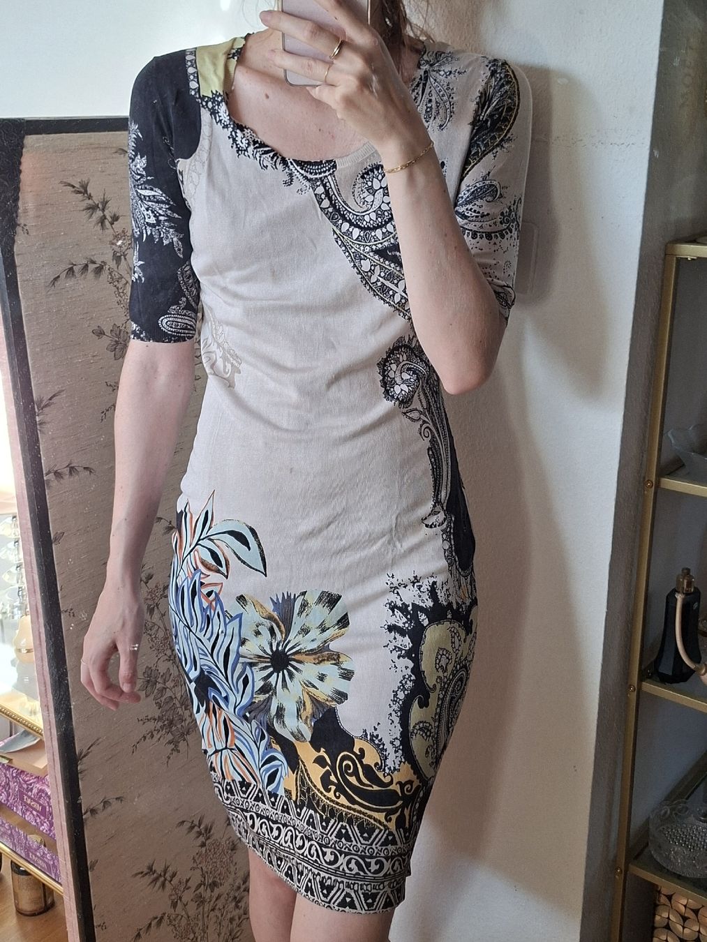 Etro Vestiti: Robe Etro en soie - Taille S/M – Usato da Lausanne venduto da Super-cerise