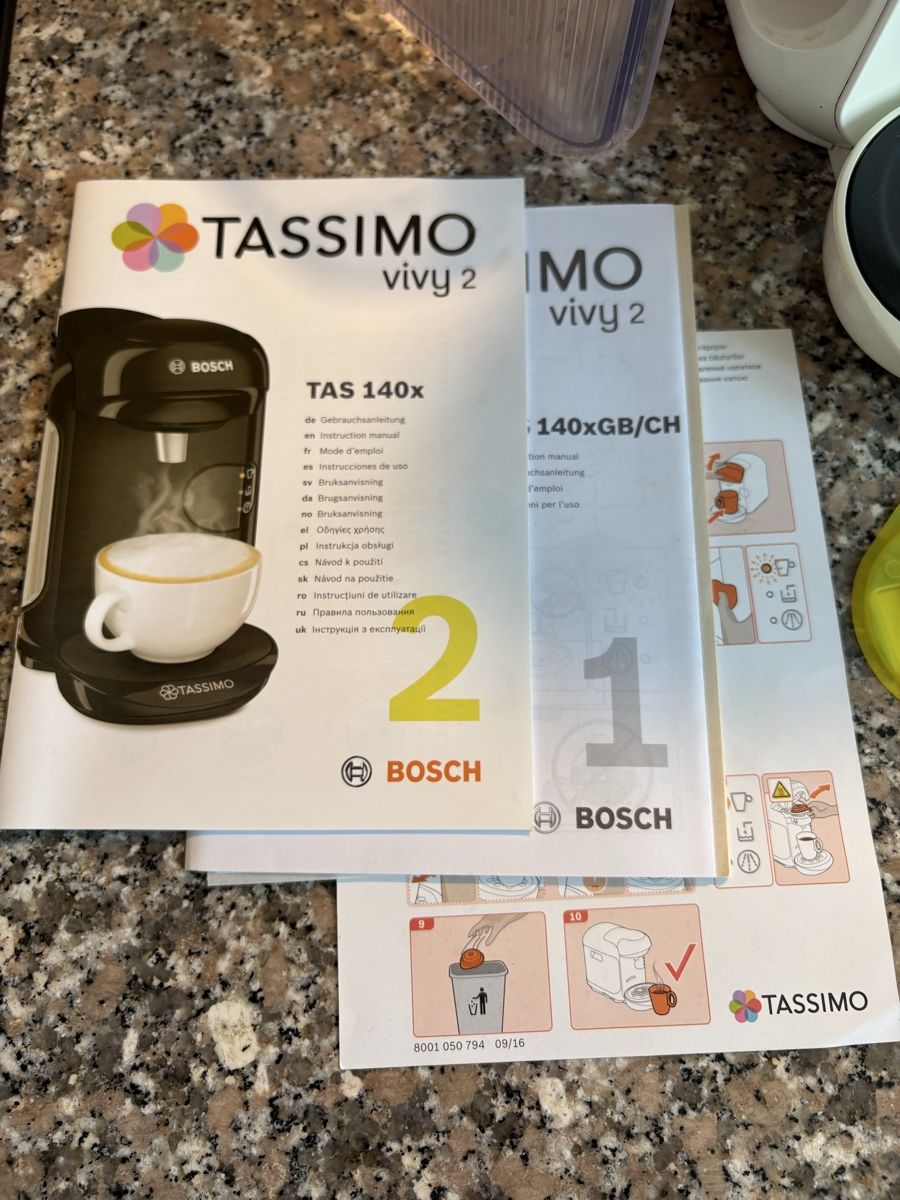 Bosch Macchine per caffè & Macchine per espresso: Bosch Kaffeemaschine Tassimo – Usato da Attiswil venduto da Samantil 5