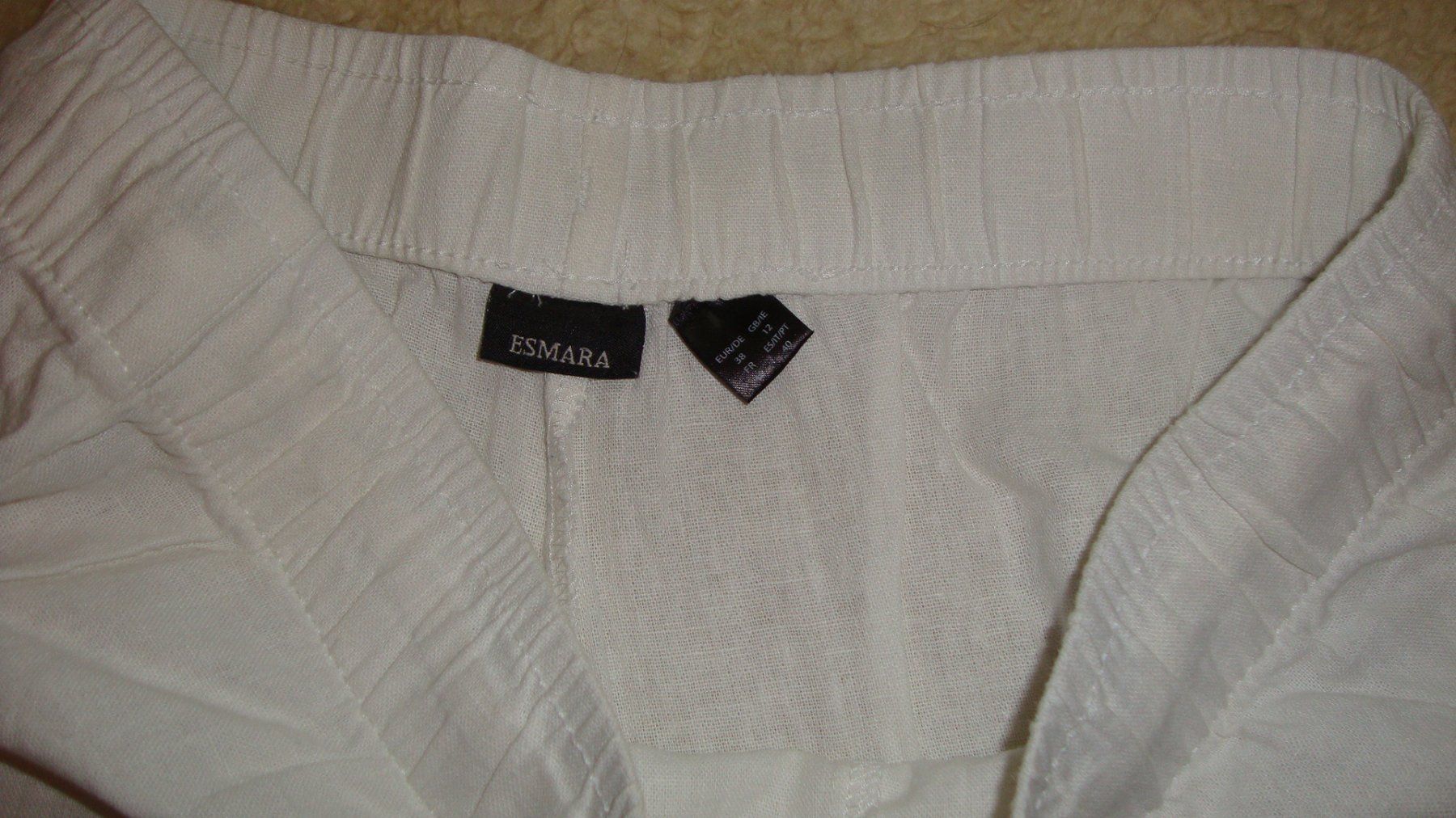 Pantaloni: weisse, 51%Leinenhose, NEU, Gr.38 – Nuovo (secondo la descrizione) da Laufen venduto da ereli 1
