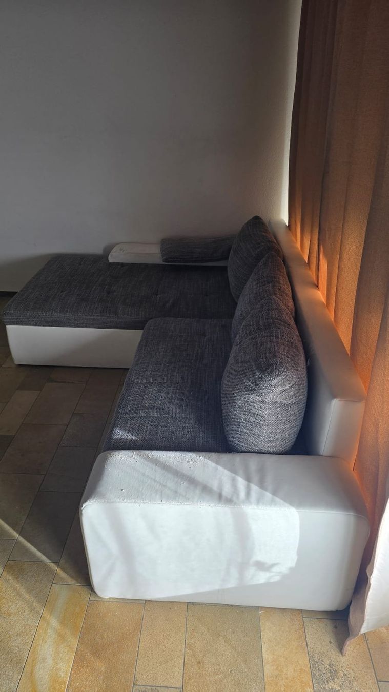Conforama Sofas: Ecksofa Grau-Weiss mit Ottomane – Gebraucht aus dietikon von kar_l26c 5