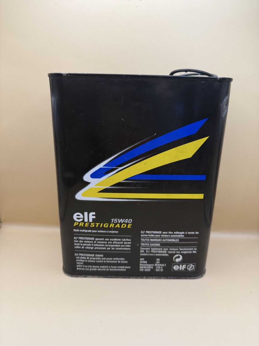Sonstiges Fahrzeugzubehör: Bidon d'huile ELF Prestigrade 15W40 – Gebraucht aus Genève von sho_67qj 1