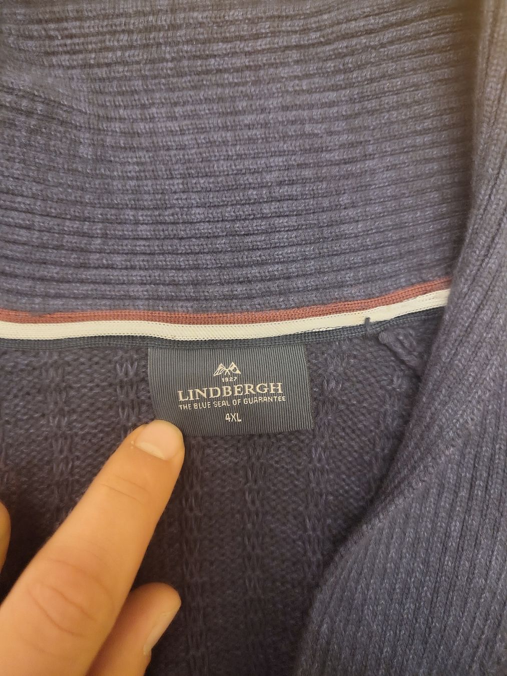 Jacken: Blaue Strickjacke – Gebraucht aus Meiringen von 333_5c9c 2