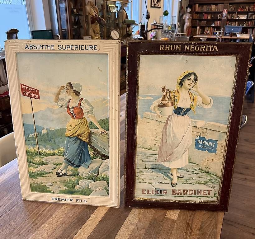 Insegne: Premier Fils antikes Blechschild um 1920 – Usato da Nidau venduto da Nintschgu 3