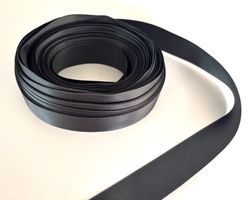 Deco- Zier- Geschenk- Satinband anthrazit double face 2.5 m