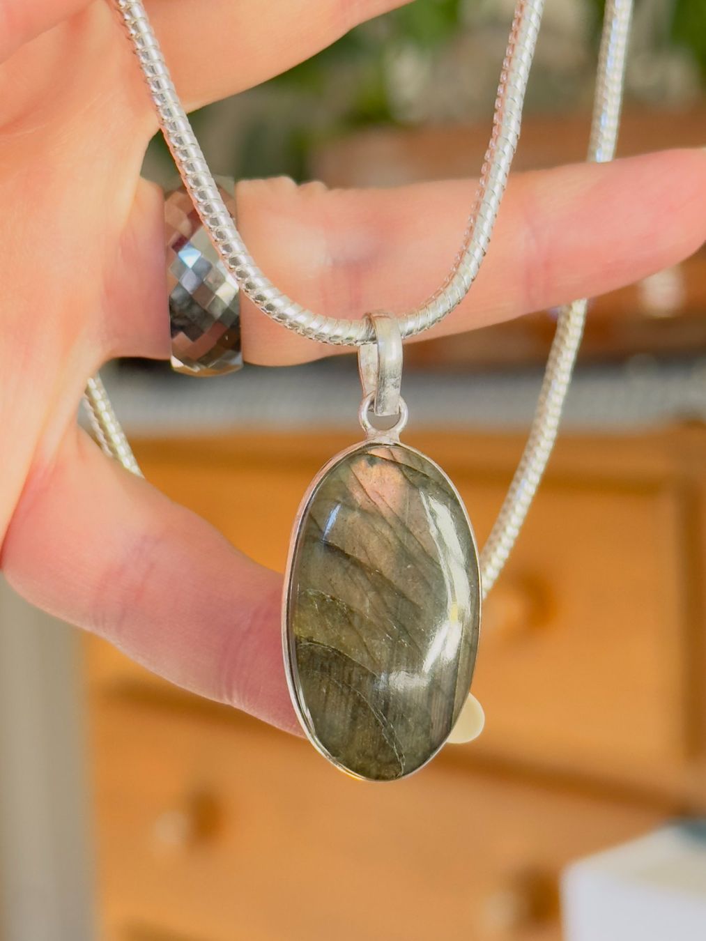 Catenine: Labradorite Gemstone Handmade necklace – Nuovo e nell'imballaggio originale da Genève venduto da AGBERG 5