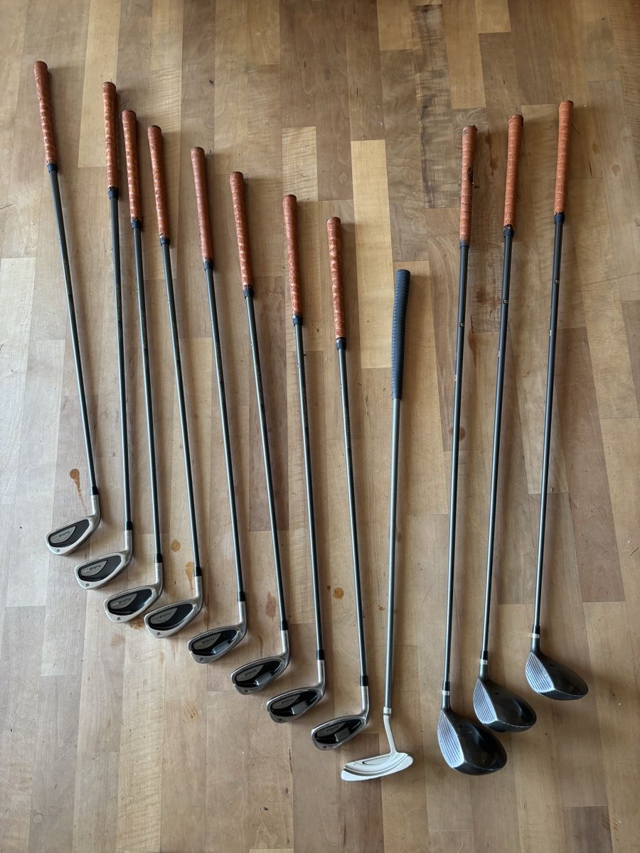 Wilson Mazze & Set: Golfschläger Set Wilson Linkshänder mit Golfbag – Usato da Thundorf venduto da Benefit-for-children