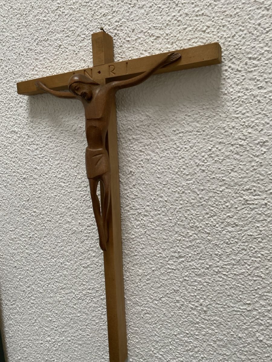 Sculture & Statue: Kruzifix aus Holz, geschnitzt. – Usato da Biberist venduto da Momo33 6