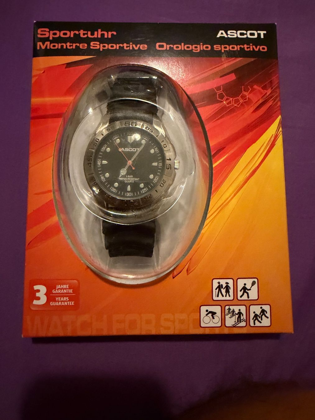Orologi: Sport Uhr Neu – Nuovo e nell'imballaggio originale da Frenkendorf venduto da autodiscount4123