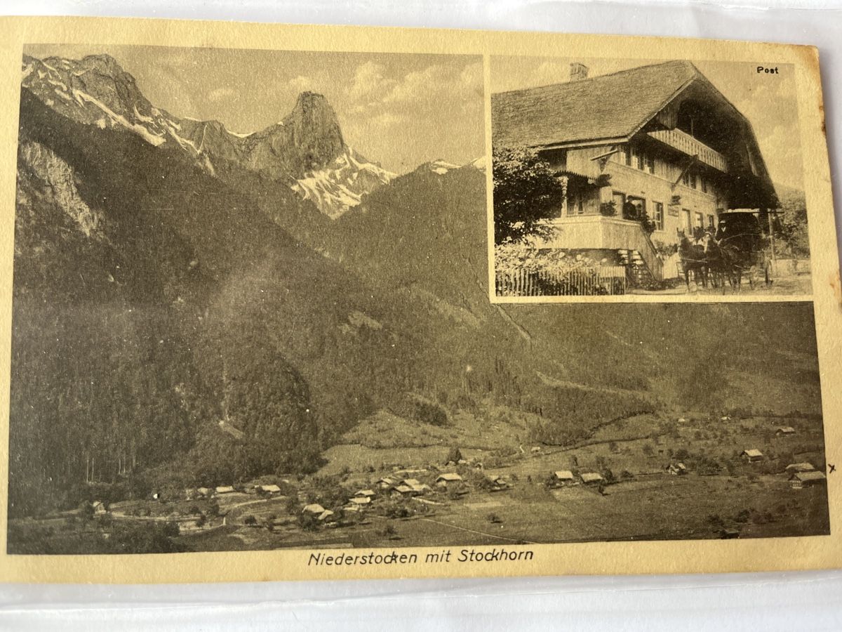 Cartoline postali: Niederstocken Thun – Usato da scharnachtal venduto da Riso500