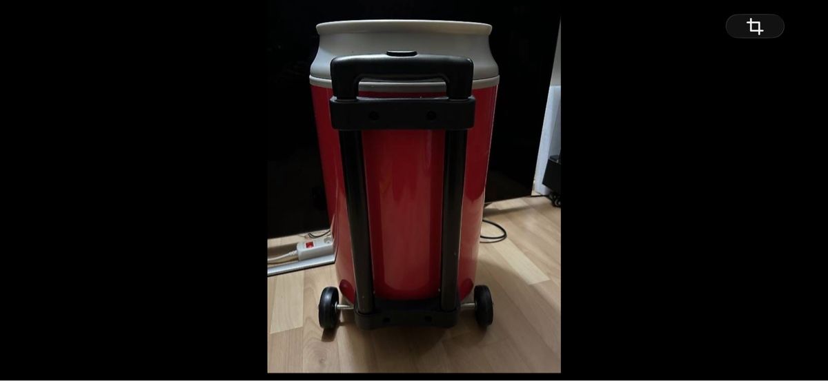 Coca-Cola Frigoriferi & Refrigeratori: Coca-Cola Kühler Dose mit Rollen und Griff gebraucht – Nuovo (secondo la descrizione) da BASEL venduto da zum_schneugge 3