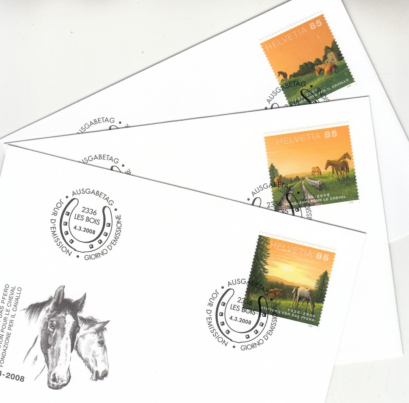 Tutti i francobolli: SBK 1259 - 1261 FDC einzeln – Usato da Bürglen TG venduto da StampGraf