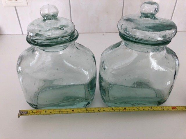 Bocaux À Bonbons Avec Couvercles Bocaux En Verre Vintage Petits