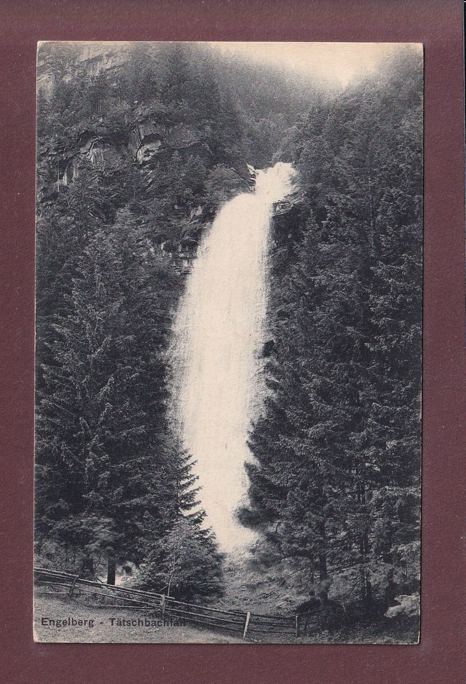 Cartes postales: ENGELBERG - Tätschbachfall - 1910 – D'occasion à Pully par nicecards