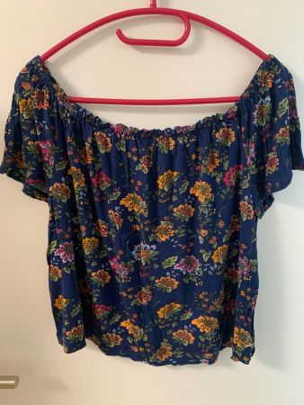 off-shoulder Top von TOM TAILOR DENIM