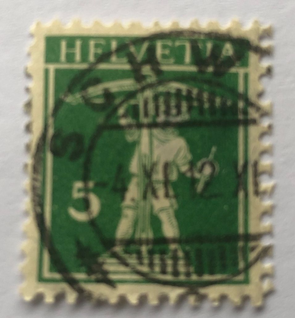 Tutti i francobolli: Tellknabe mit  Vollstempel – Usato da Aarau venduto da Billa007