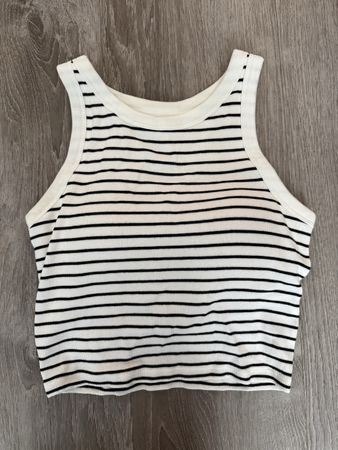 Uniqlo Damen Tanktop gestreift Grösse S mit Polstern