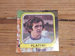 Cartolina calciatore Platini collection vintage