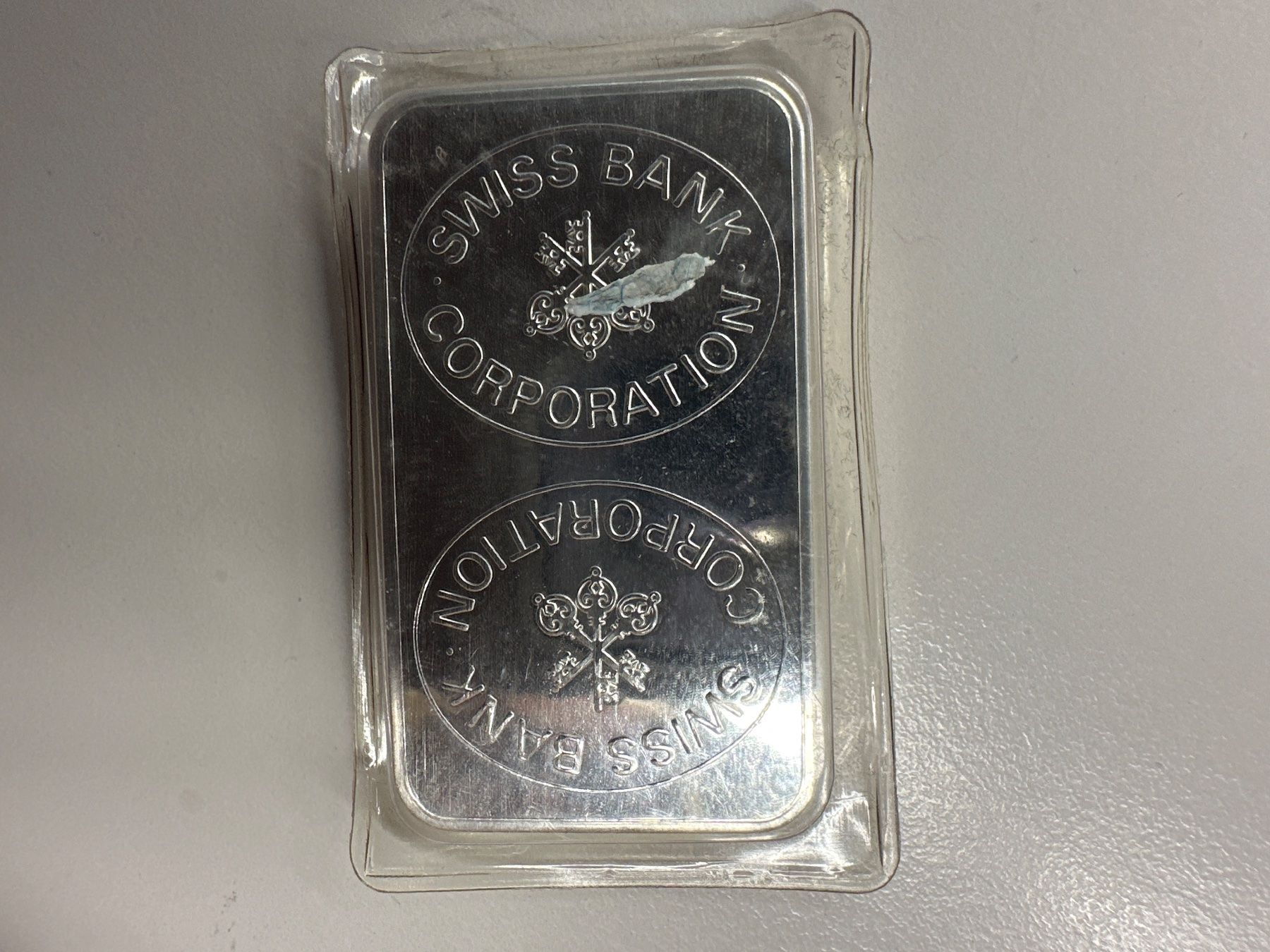Edelmetalle: 100g Silberbarren Swiss Bank – Neu und originalverpackt aus Herisau von herau 1
