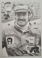 CLAY REGAZZONI - AUTOGRAMMKARTE