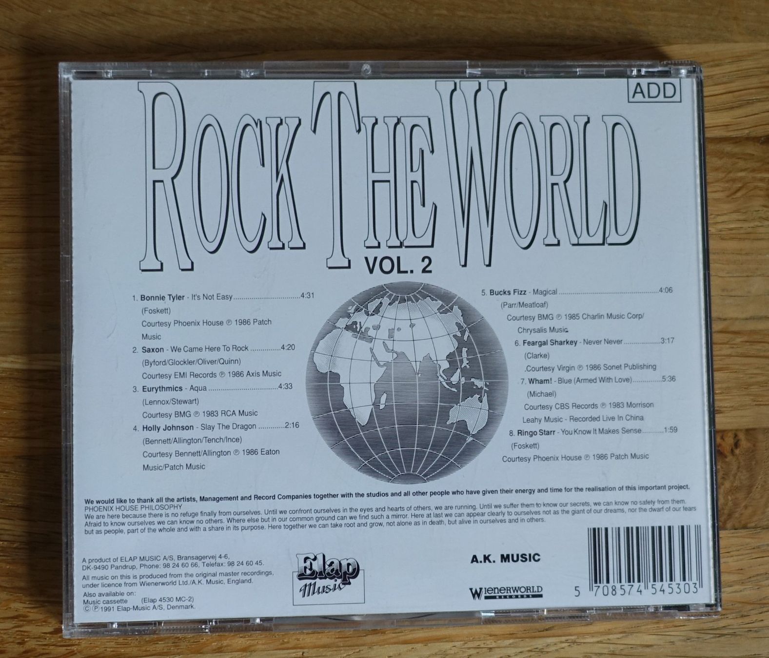CD: Rock The World Vol. 2 - F8 – Usato da Sessa venduto da fraenklishop 1