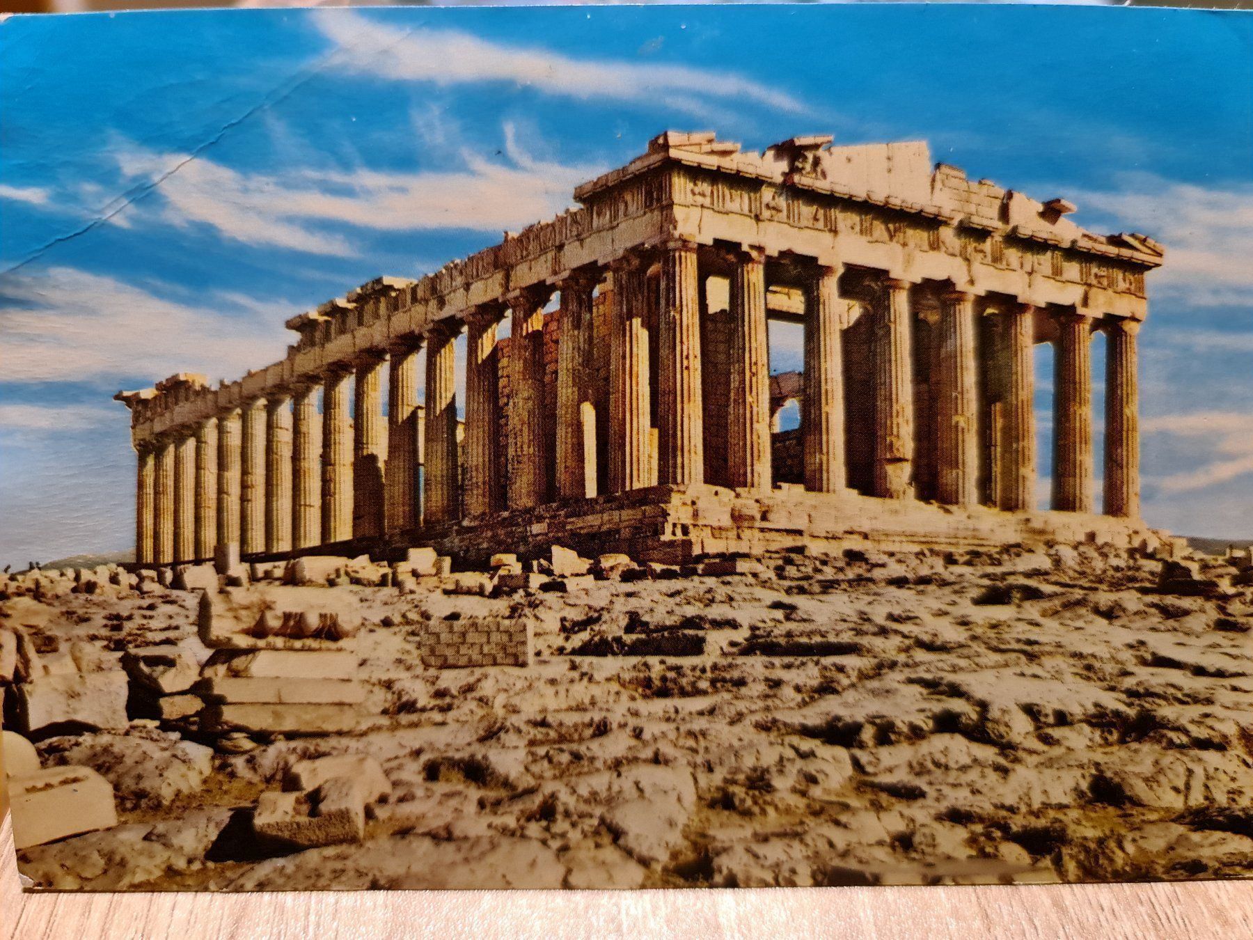 Cartoline postali: Ansichtskarte Athen Griechenland Panthenon – Usato da Dintikon venduto da Vexi