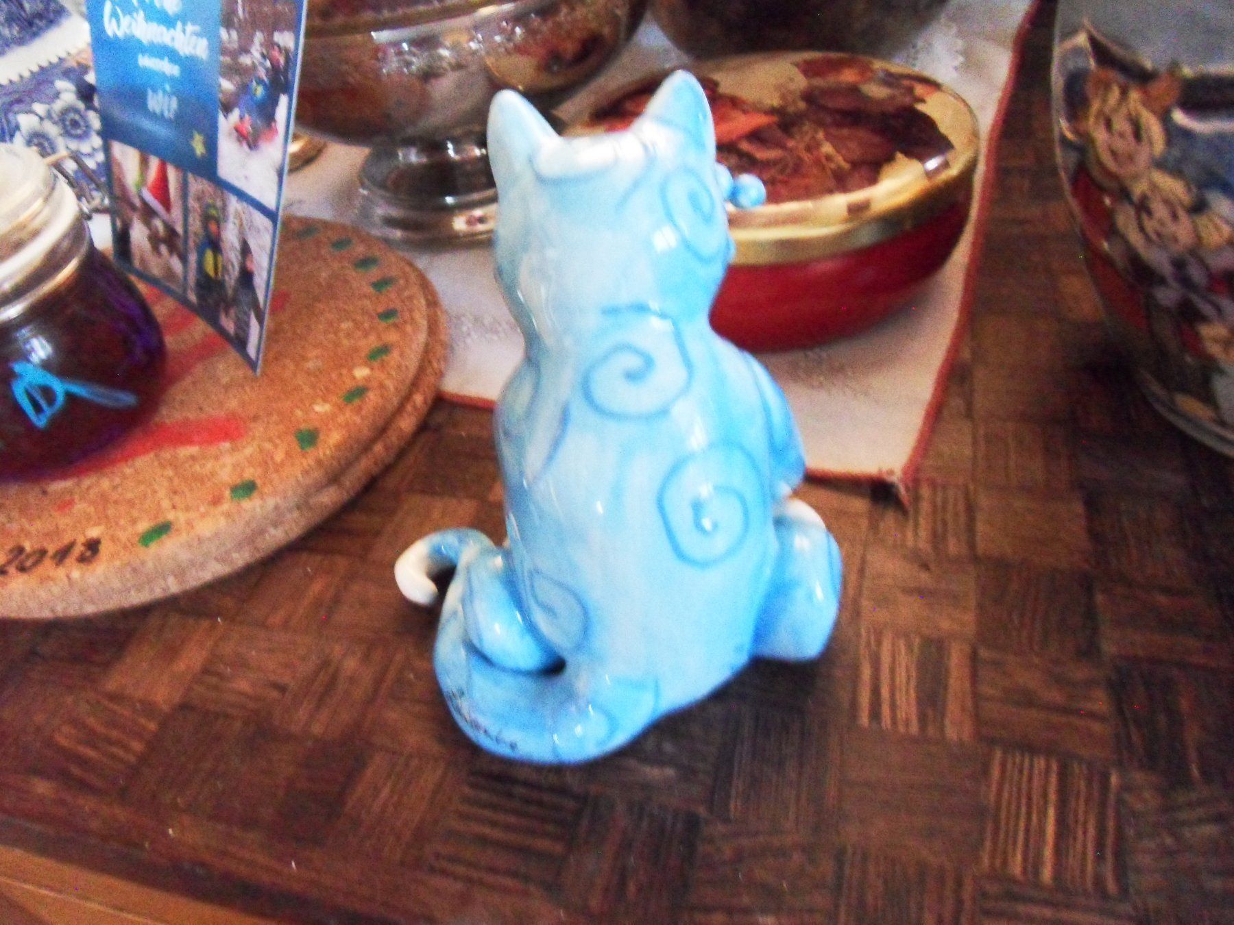 Statuette: Lacombe Büsi mit Hund – Usato da Schongau venduto da Eva-Katharina 4