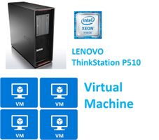Lenovo P510 Thinkstation PC 128GB Virtual Machine 2x 512GB