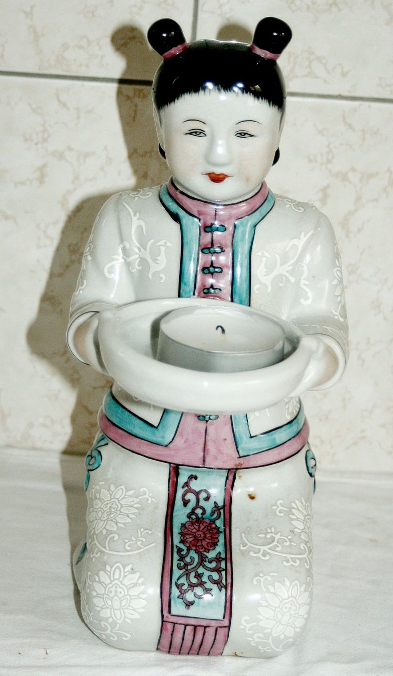 Sculture & Statue: Mongolische Tee-Licht Trägerin – Usato da Baar venduto da 2cvbaar