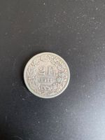 2 Fr. Silbermünze 1911, Top Zustand, Seltenes Sammlerstück