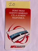 Telefonwertkarte Telecom Italia 5000 Lire
