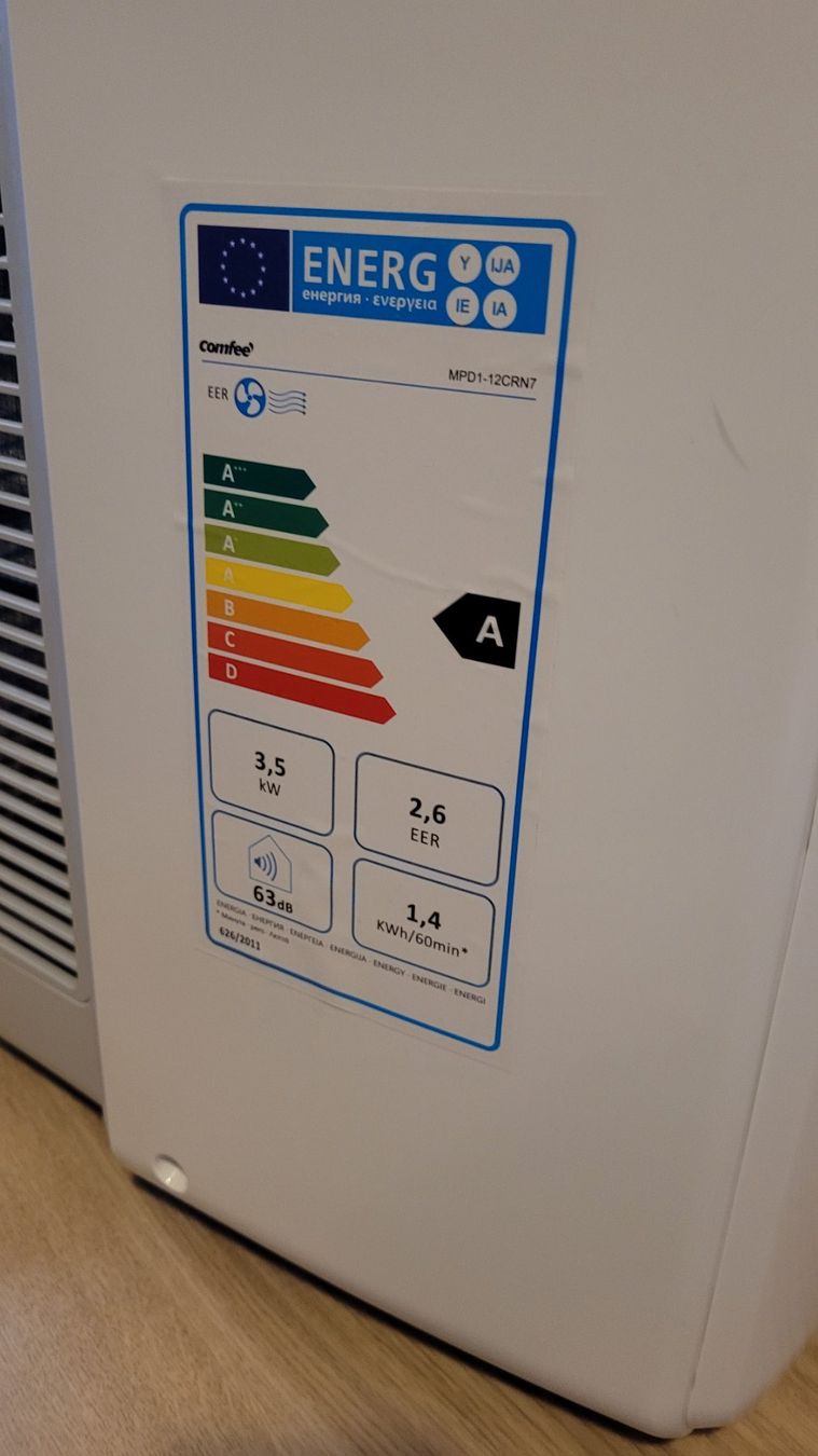 Comfee Climatiseurs: Mobiles Klimagerät Comfee MPD1-12CRN7 – D'occasion à Brugg AG par Ela_Obi 4