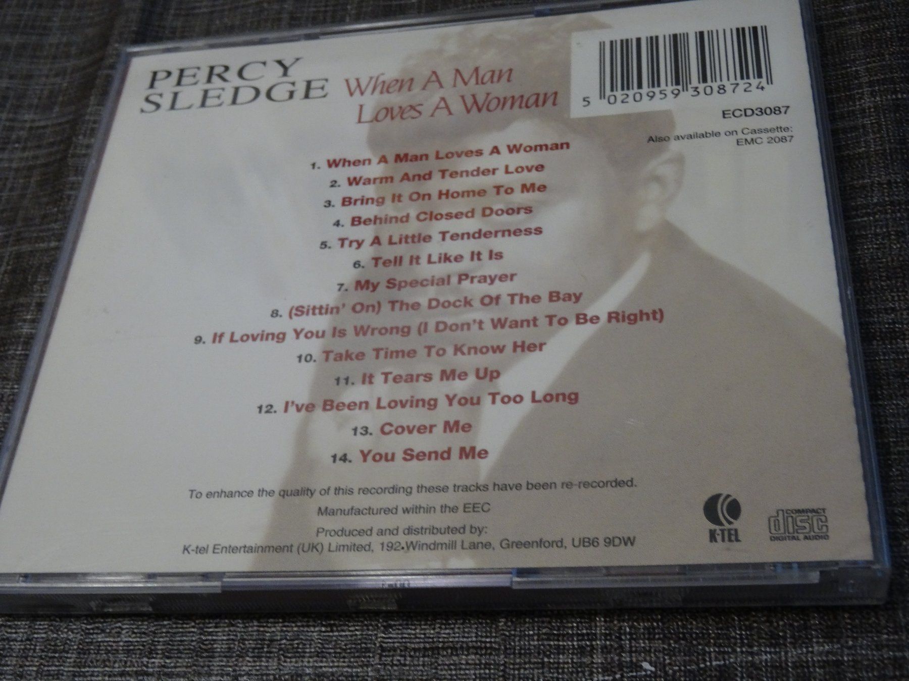CD: PERCY SLEDGE When a Man loves a woman CD – Usato da Olten venduto da Disc-Ausverkauf 1
