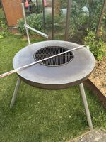 Feuerschale/ Grill aus Edelstahl