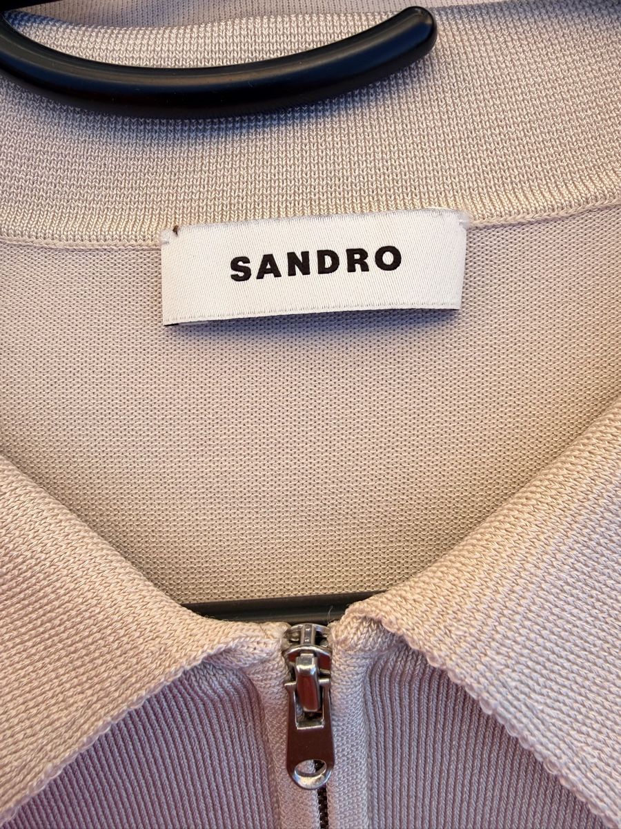 Sandro Magliette Polo: Polo Sandro Homme, beige clair, taille L – Usato da Vétroz venduto da est_xyr5 2