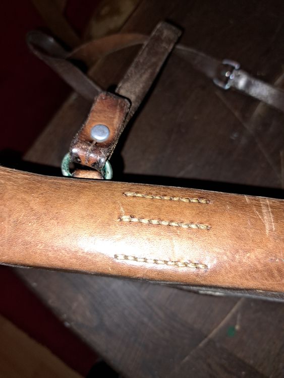 Ledertasche O.Kupferschmid Sattler Militär  6