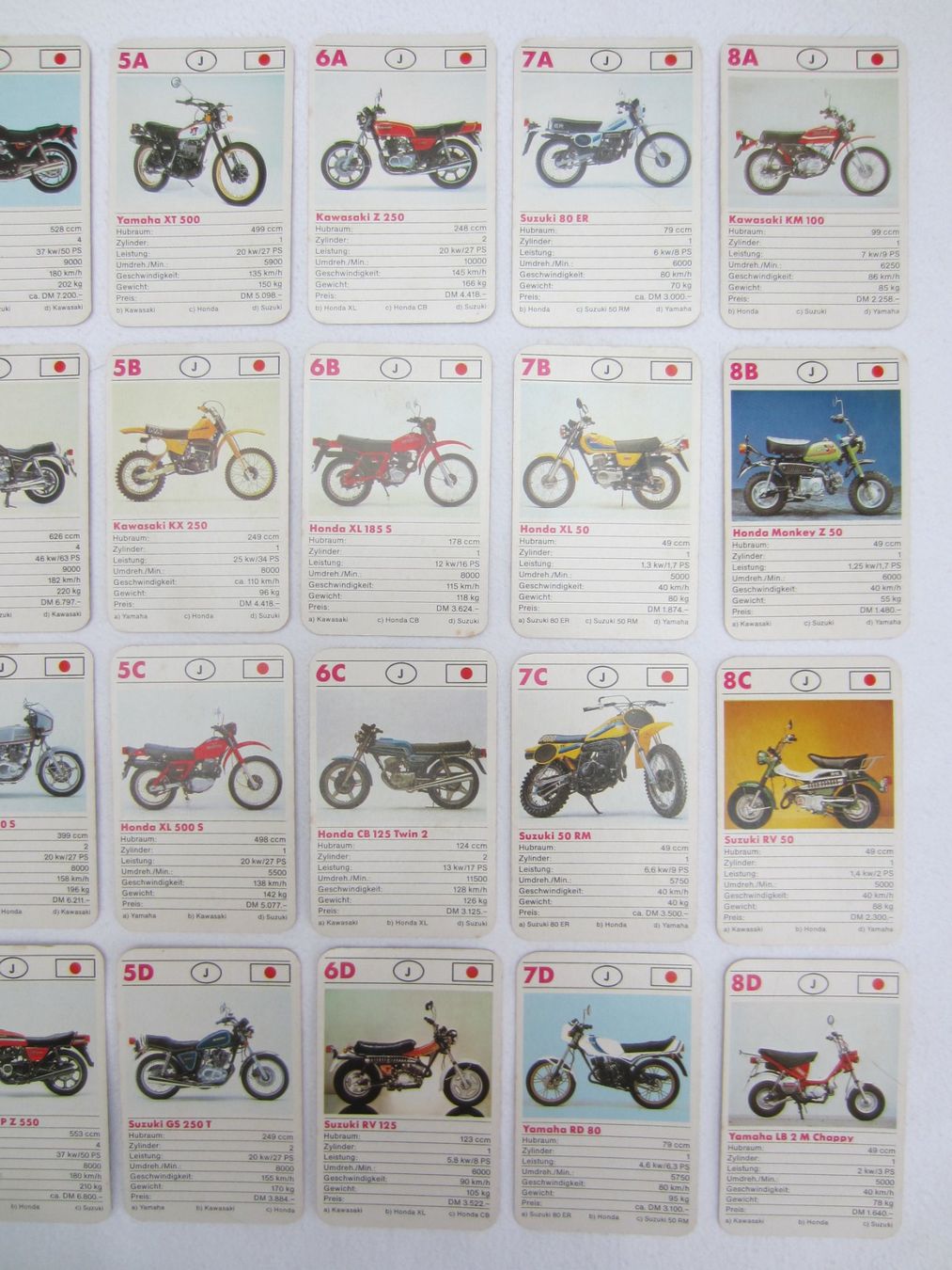 Giochi: QUARTETT Motorräder F.X. Schmid Spielkarten – Usato da Sursee venduto da Tschiger 3