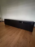 Mobile TV nero/marrone in legno IKEA BESTA smontato