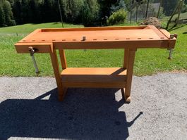 Hobelbank Werkbank renoviert