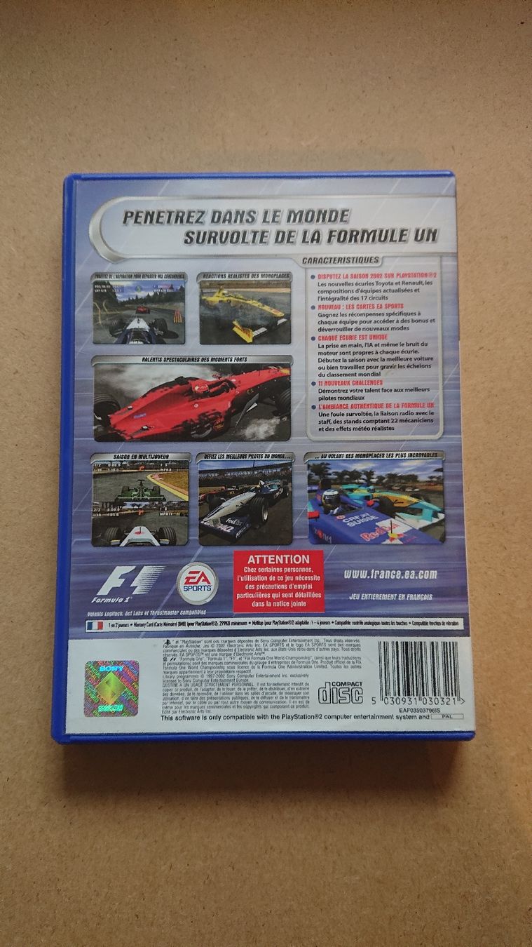 Jeux: F1 2002 Ps2 – D'occasion à Chur par FreakofRarity 1