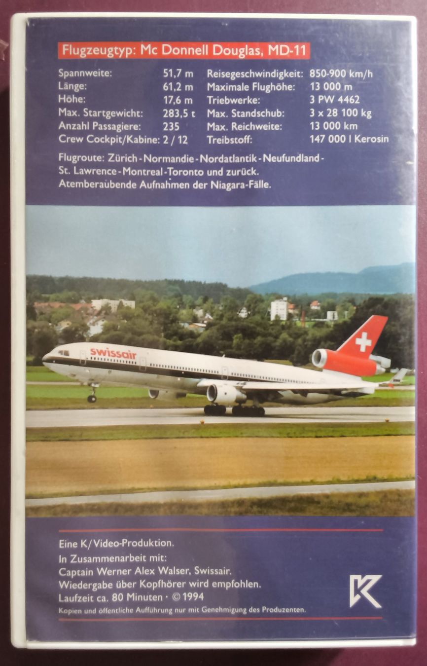 Toutes les VHS: 3er set VHS Swissair – D'occasion à Hallau par histoiremerveilleuse 3