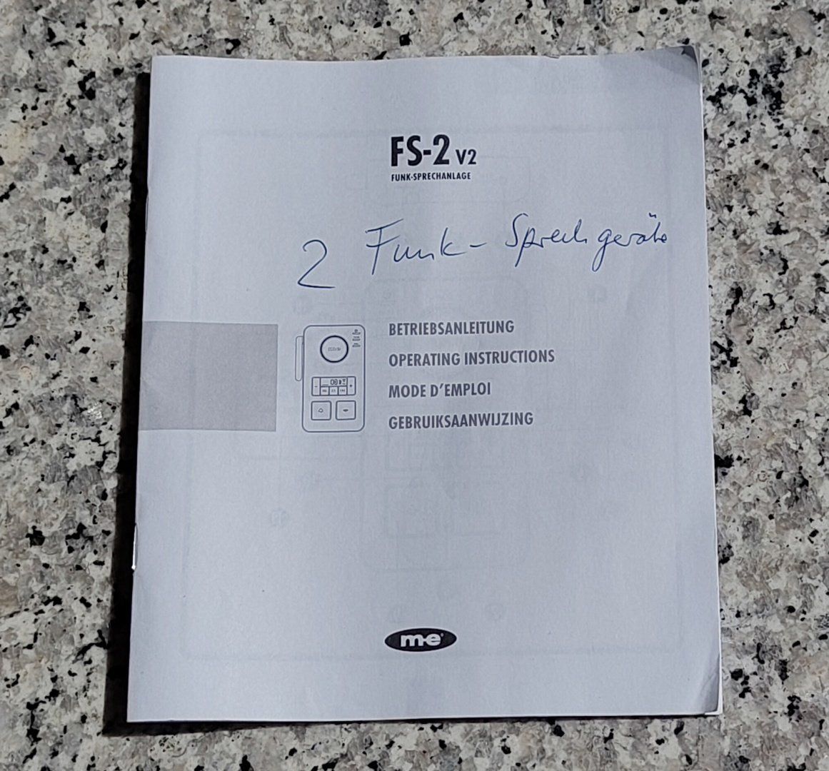 Radiocomunicazione: Funk-Wechselsprechanlage FS-2 V2 – Usato da Bern venduto da orbiculit 2