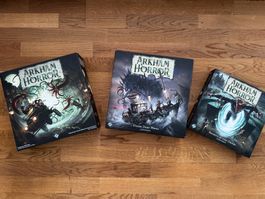 Arkham Horror 3E + Expansions + Deluxe Rulebook + Goodies