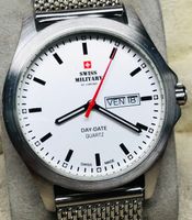 SWISS MILITARY Day-Date Herrenuhr Swiss-Made/Neupreis:275CHF