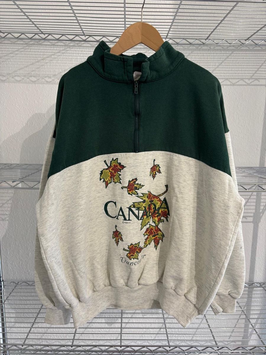 Pulls & Sweat-shirts: 90’s Vintage Canada Quarter Zip Pulli Size XL – D'occasion à Lausanne par user1020rnt