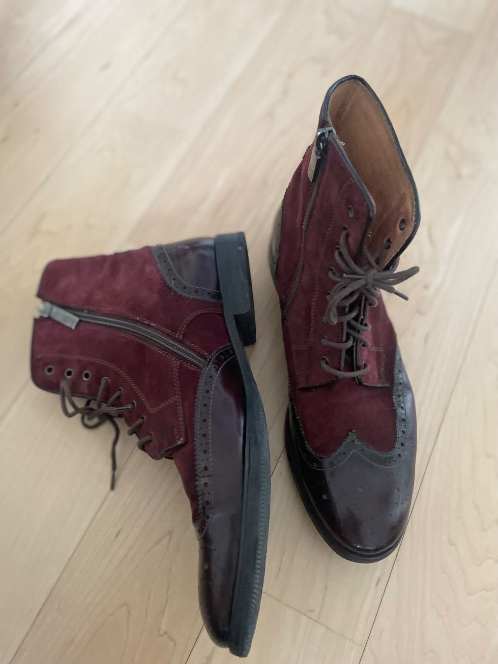 Navyboot Scarpe da donna: Navyboot Stiefelette bordeaux, Gr.40 wie neu – Usato da Lenzerheide/Lai venduto da maa_6brh 1