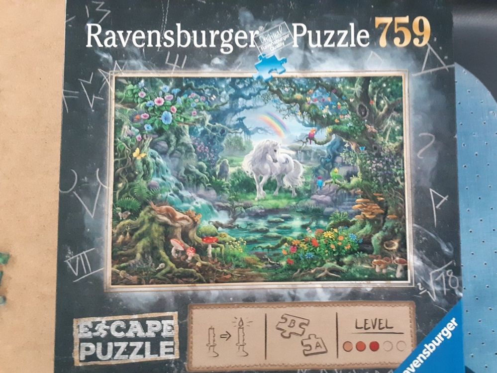 EPHIIONIY Puzzle 80 Teile – Fantasy Mit Einhorn, Schmetterling & Meerjungfrau Für Kinder Ab 3