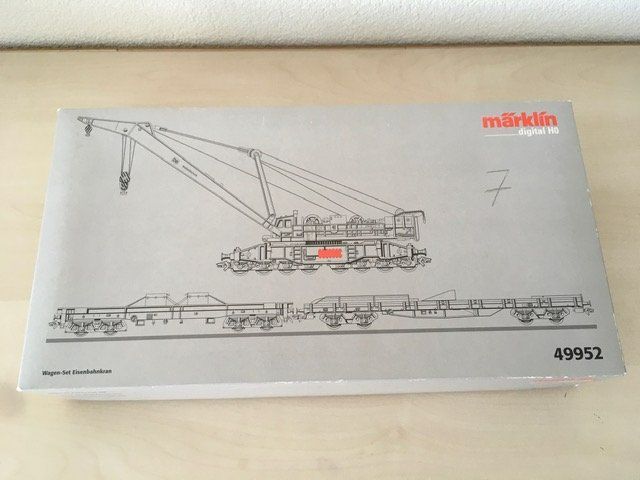 Coffret Grue Ferroviaire Märklin HO - Fonctions Digitales - Occasion