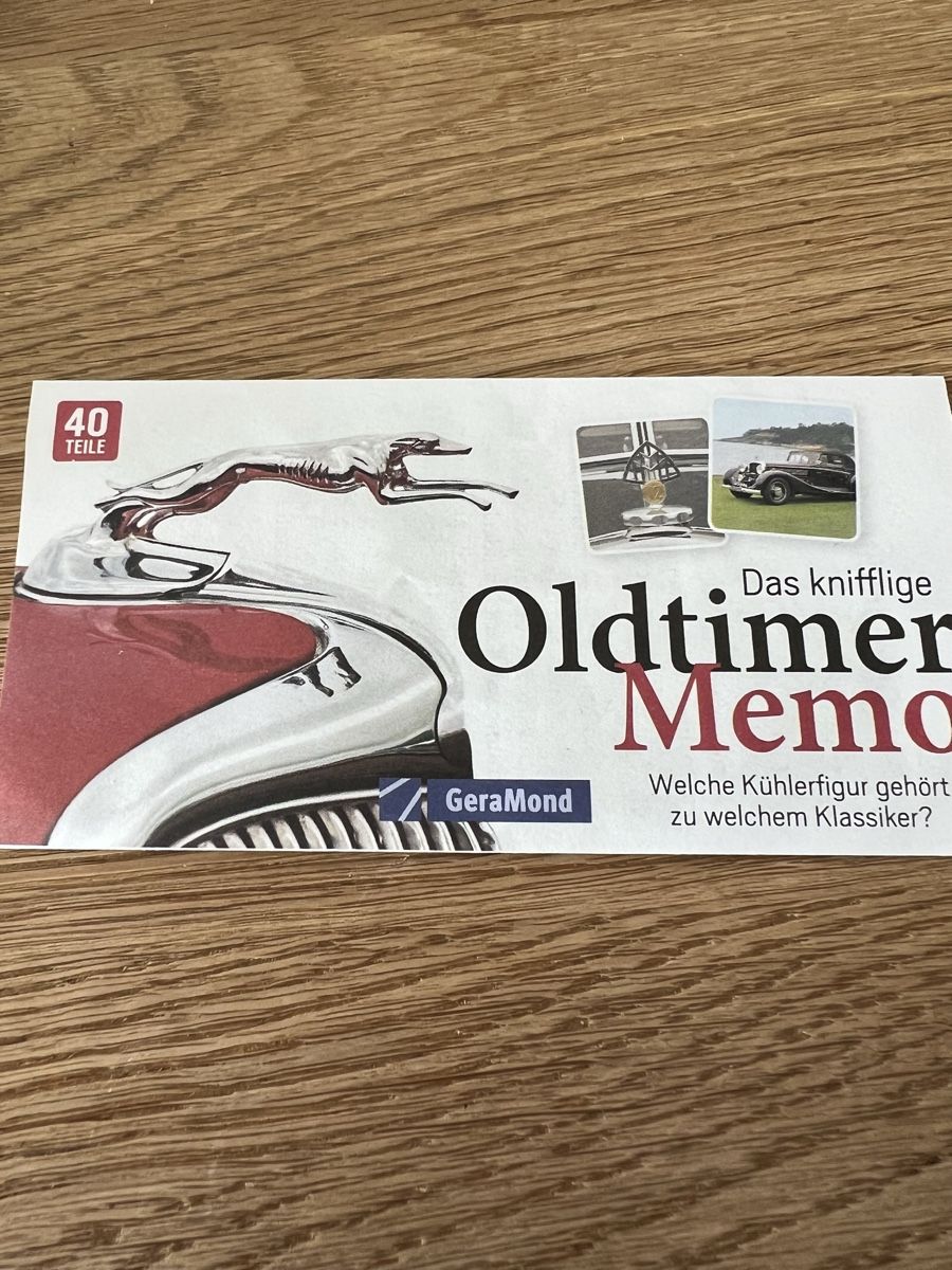 Spiele: Oldtimer-Memory Spiel – Gebraucht aus Wolfwil von Poulet60 3